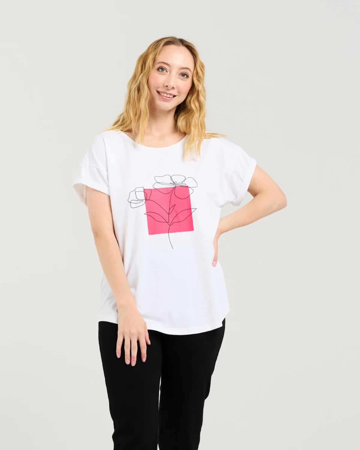 Lily Top White