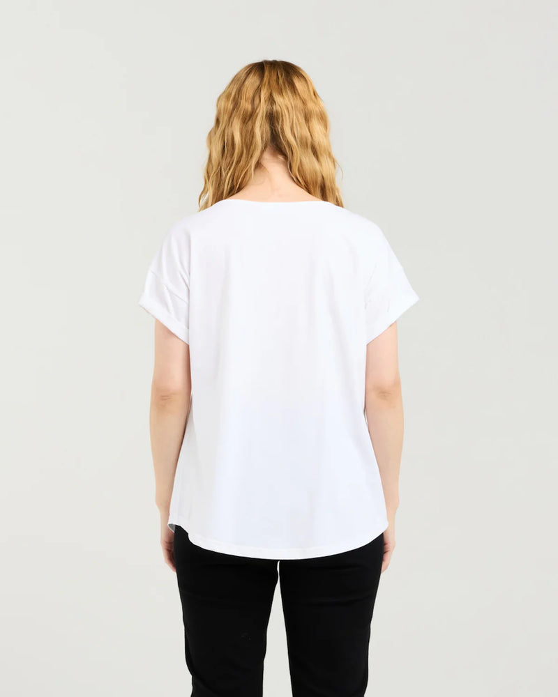 Lily Top White