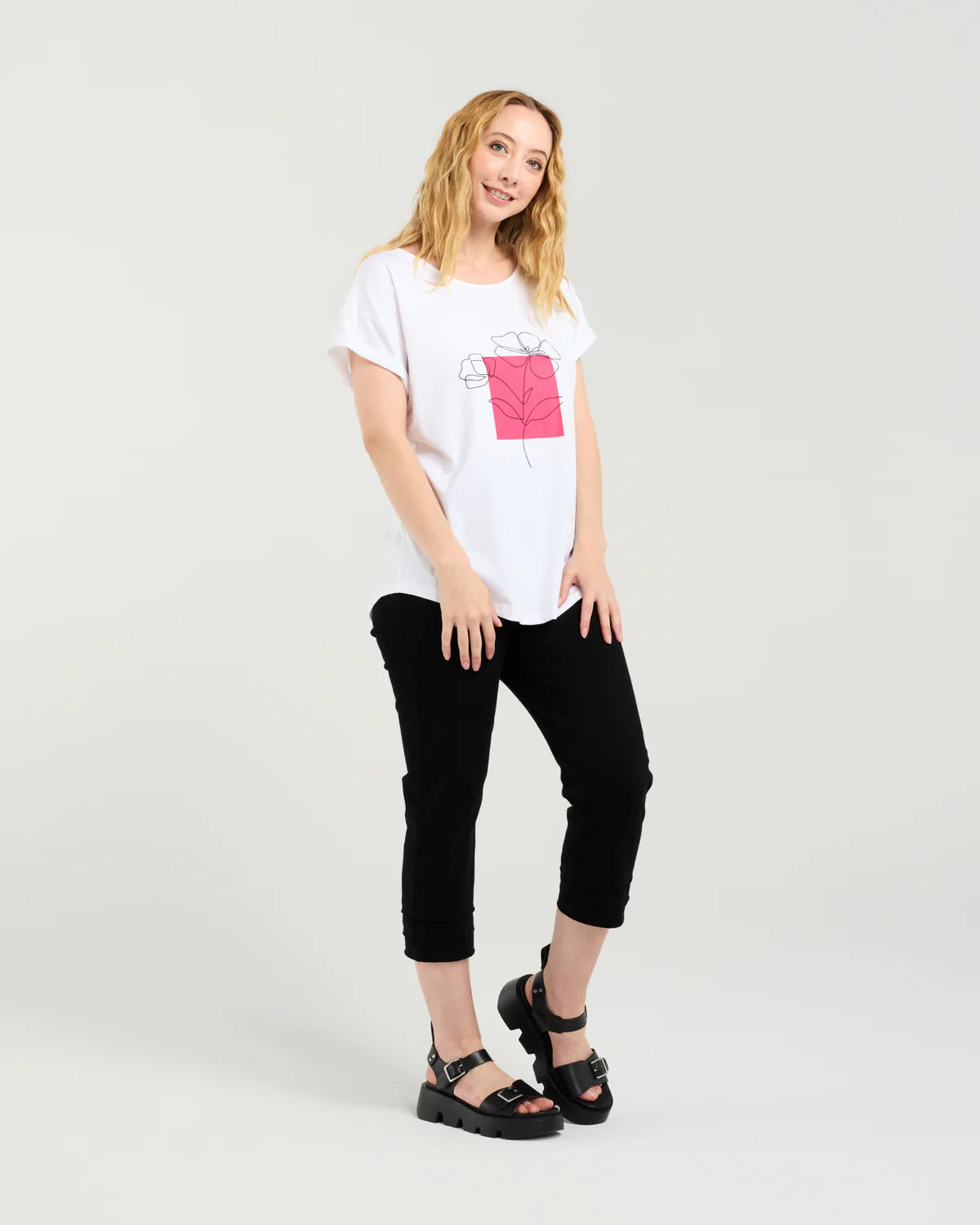 Lily Top White