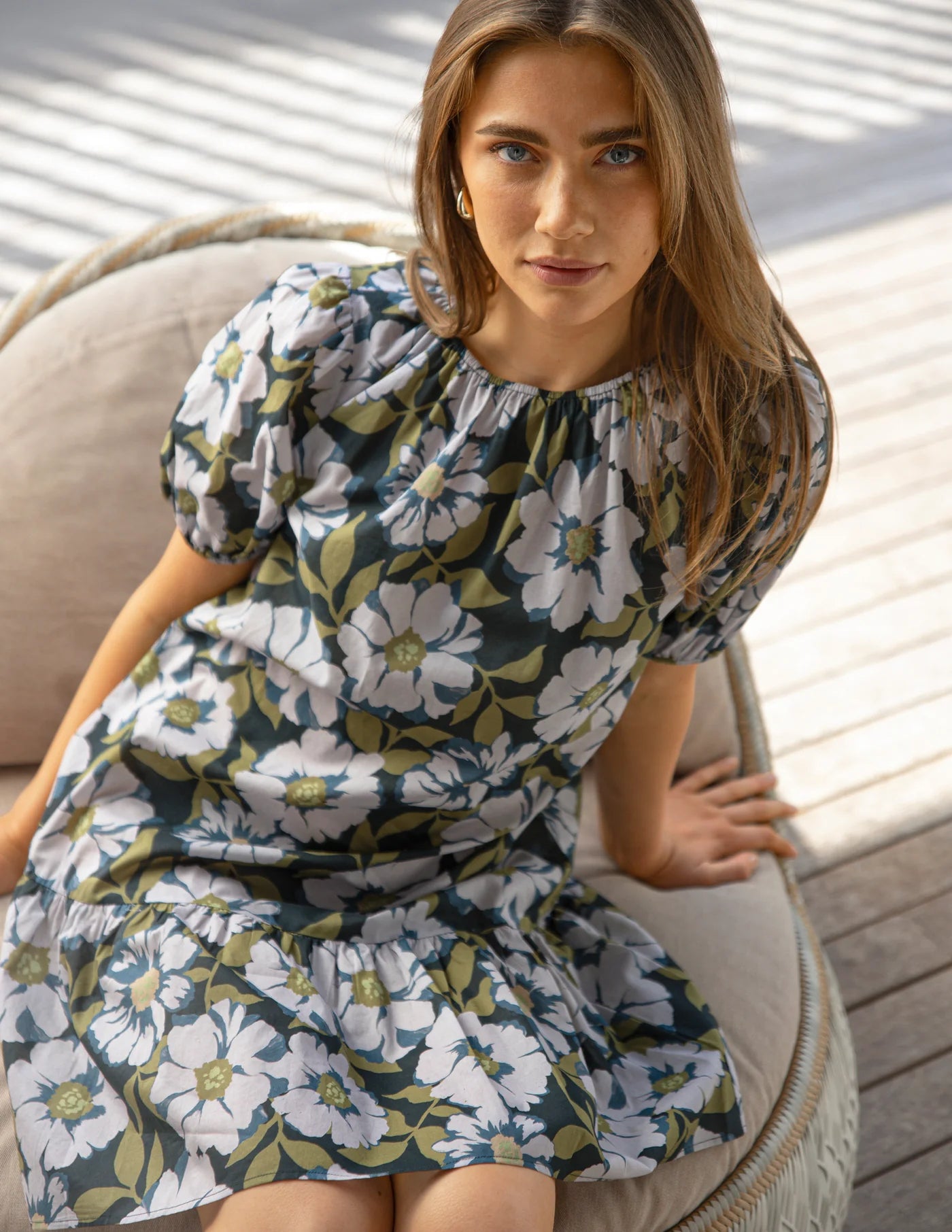 Isla Dress Nightfall in Giverny