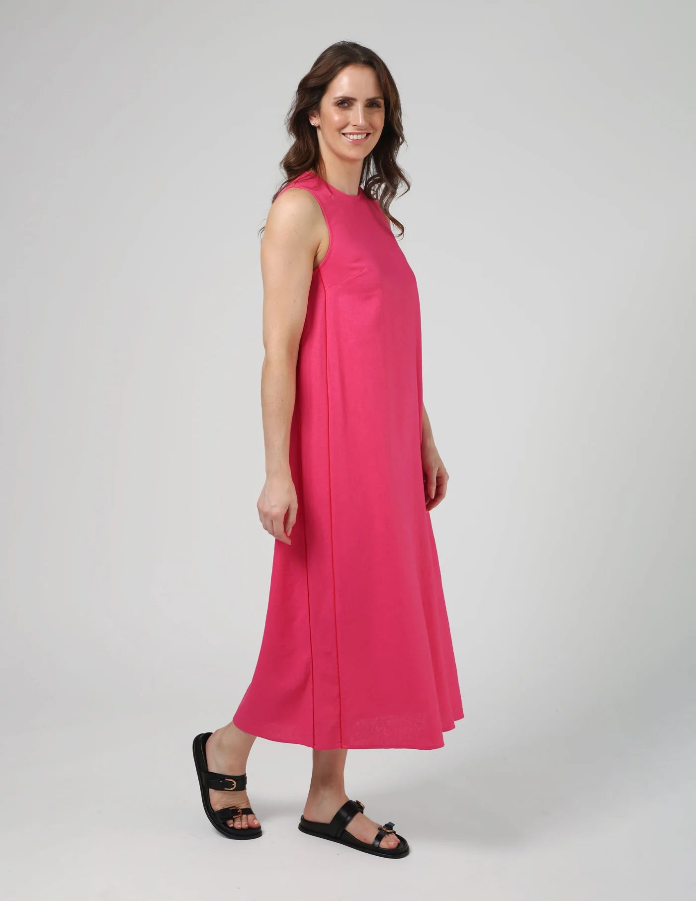 Zora Dress Fuchsia
