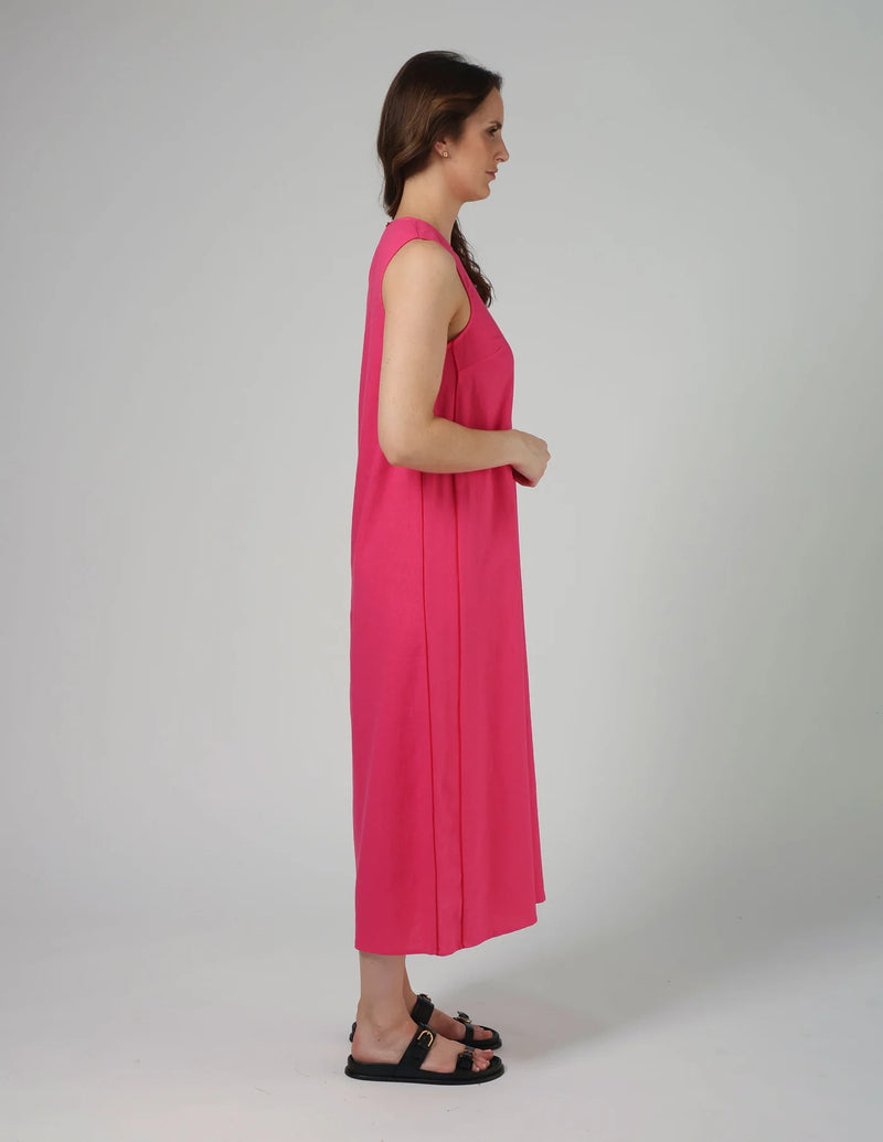 Zora Dress Fuchsia