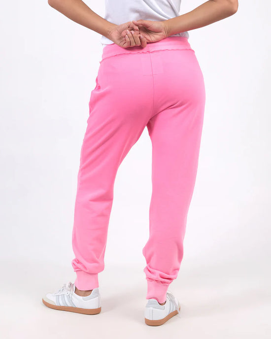 Simplified Track Pant Neon Rose
