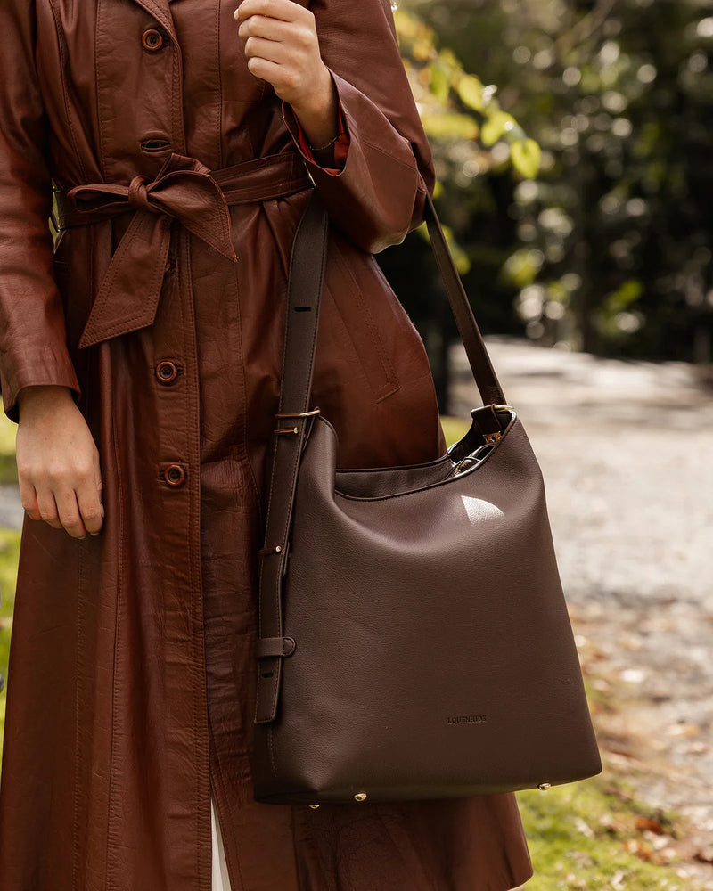 Audrey Bucket Bag Chocolate