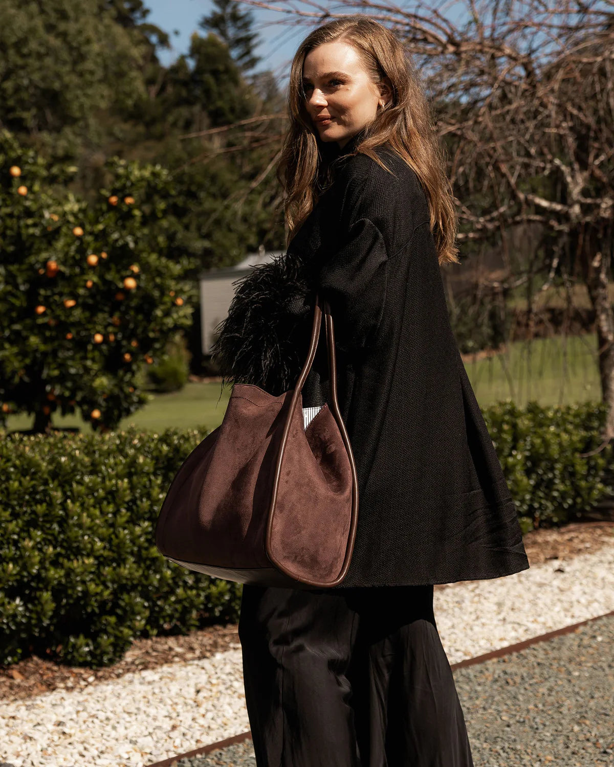 Sutton Shoulder Bag Chocolate