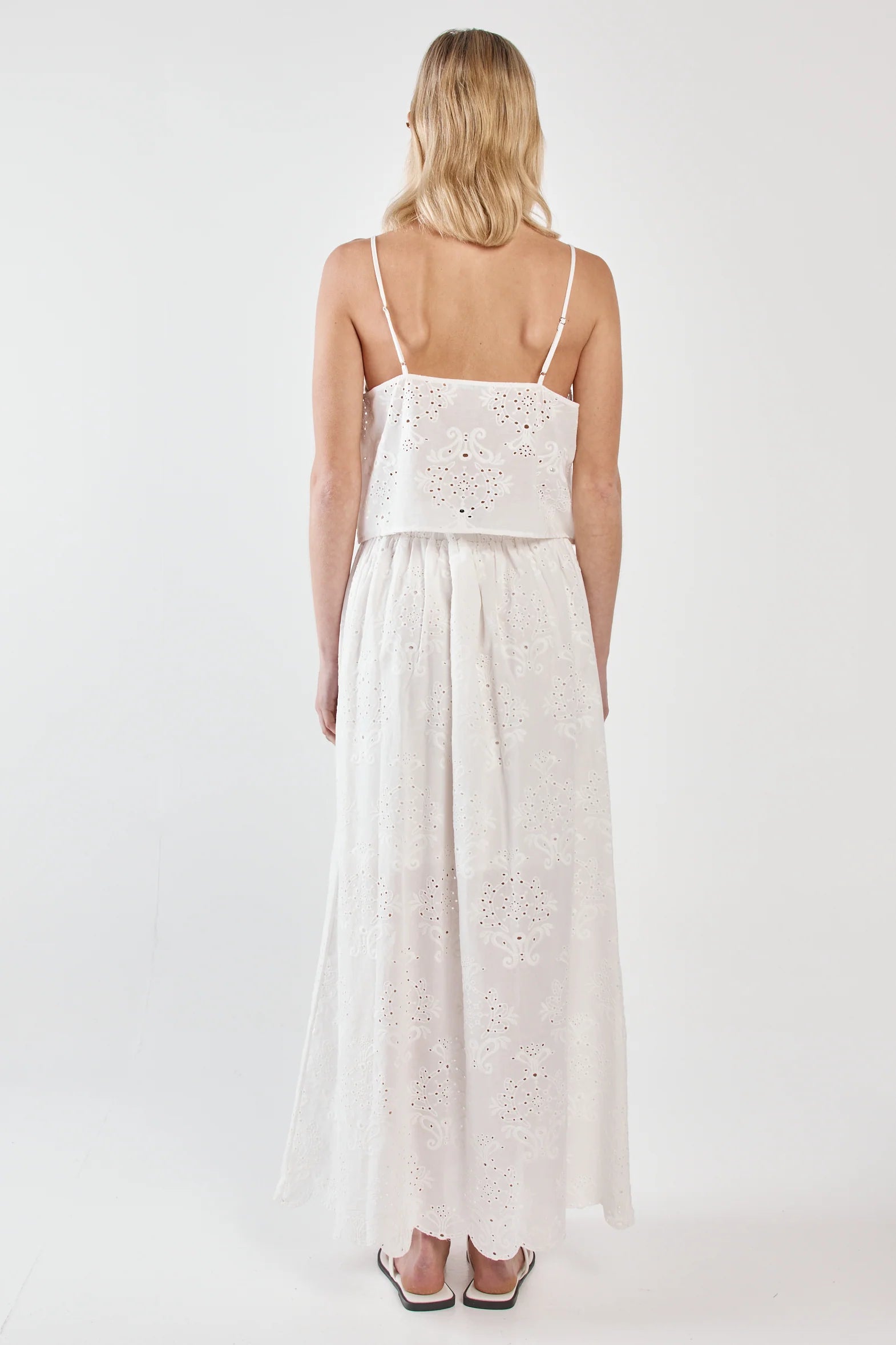 Ani Full Skirt White