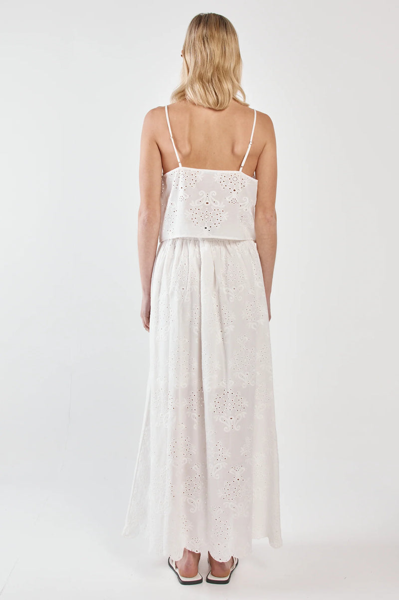 Ani Full Skirt White