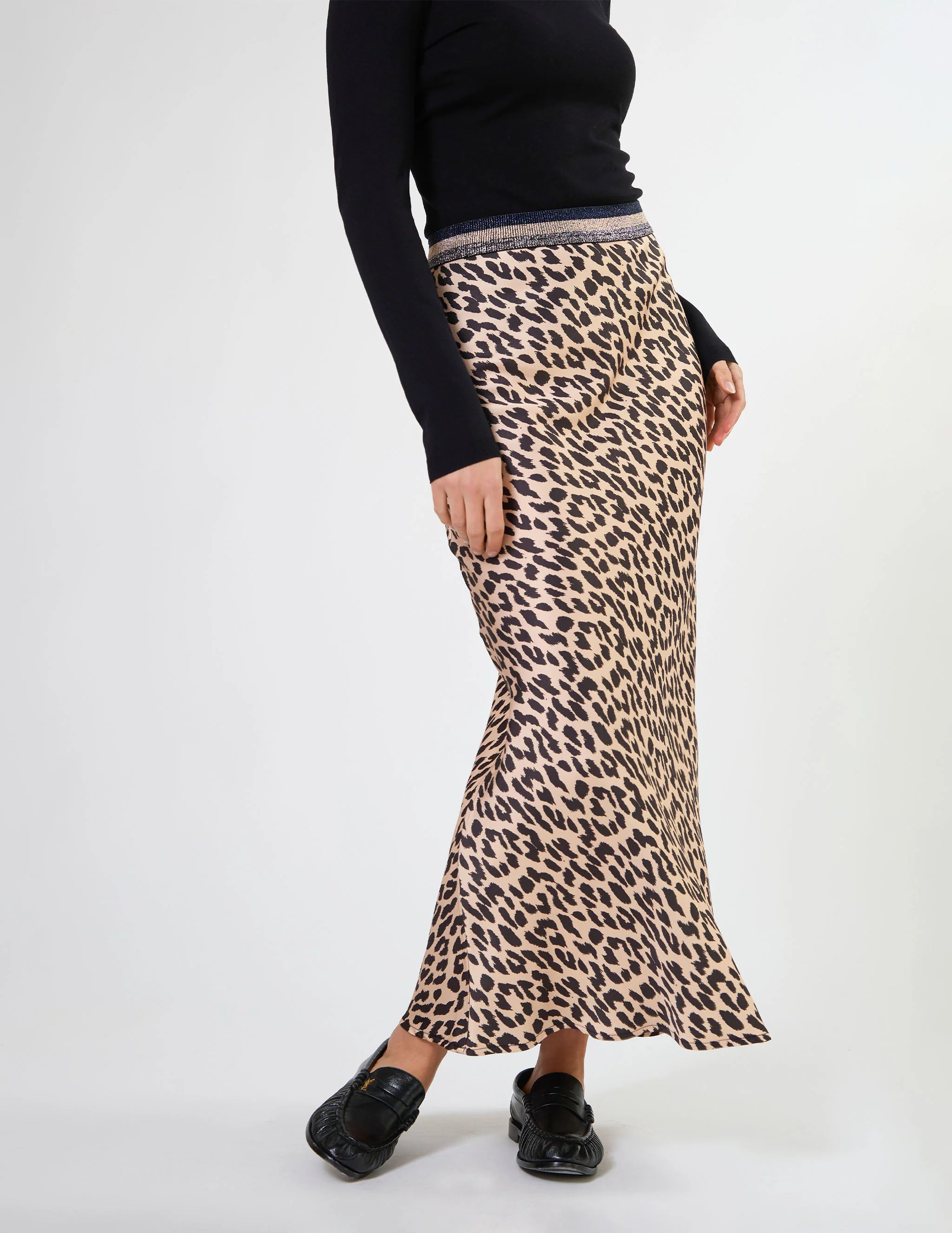 Bretta Skirt Snow Leopard