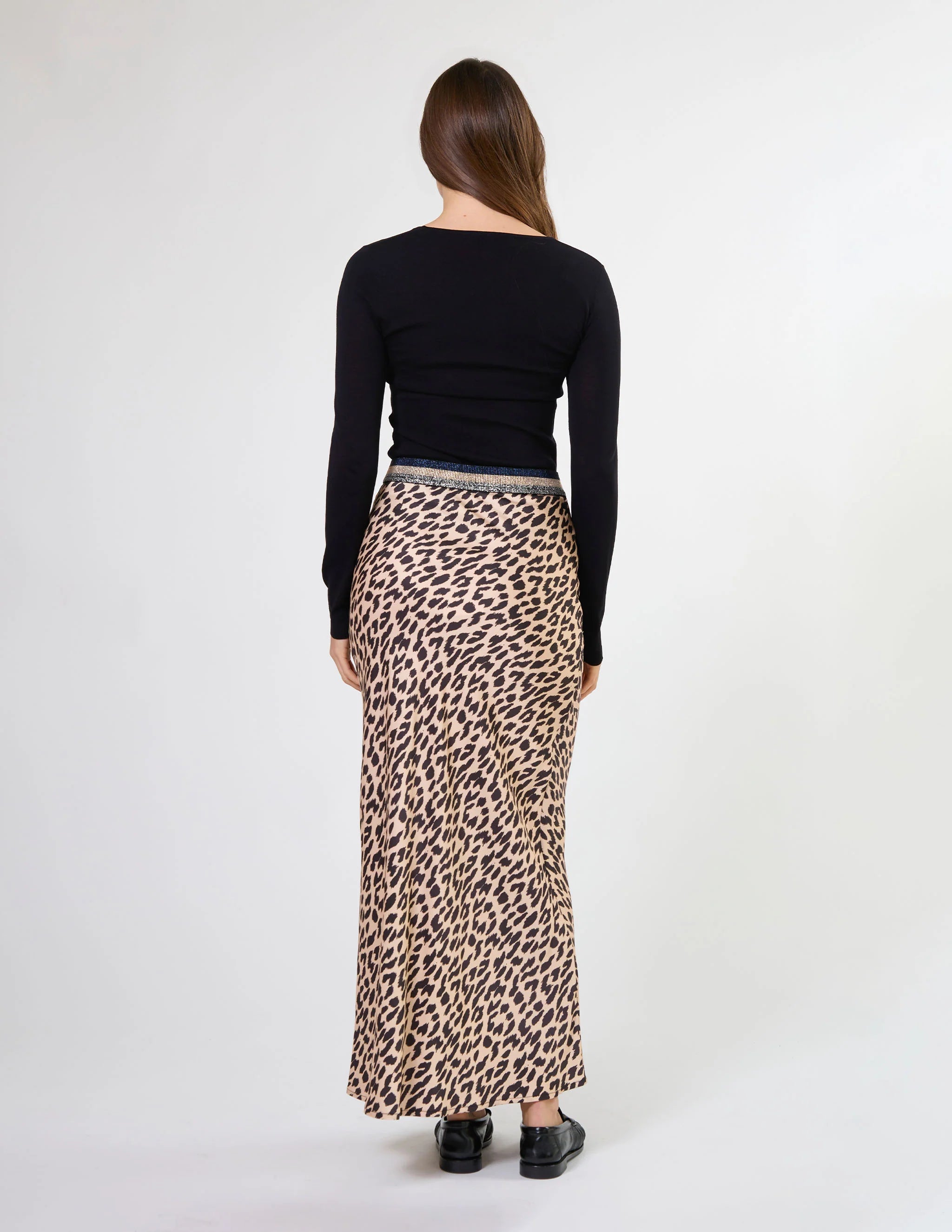 Bretta Skirt Snow Leopard