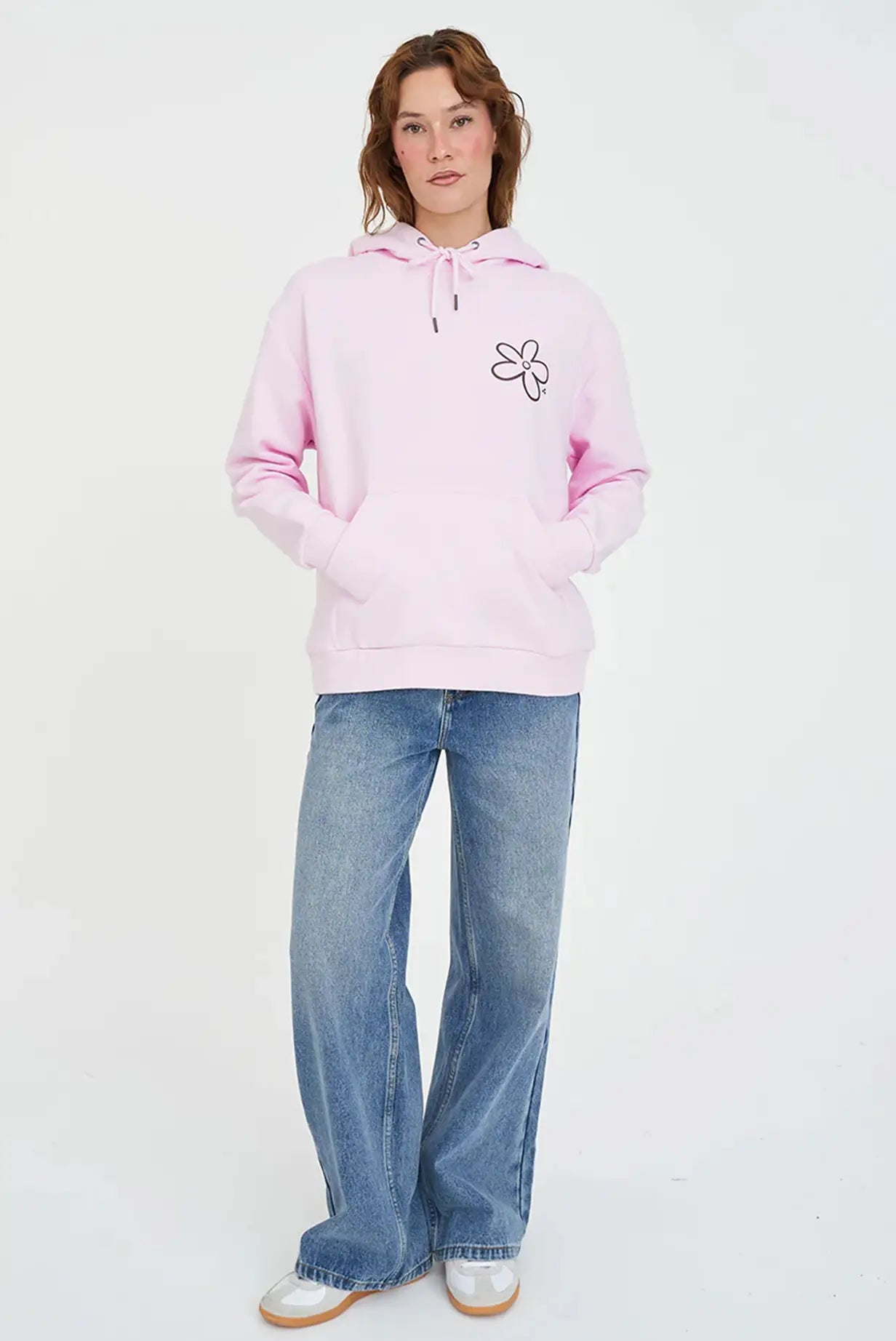 Flower Bomb Slouch Hoodie Petal