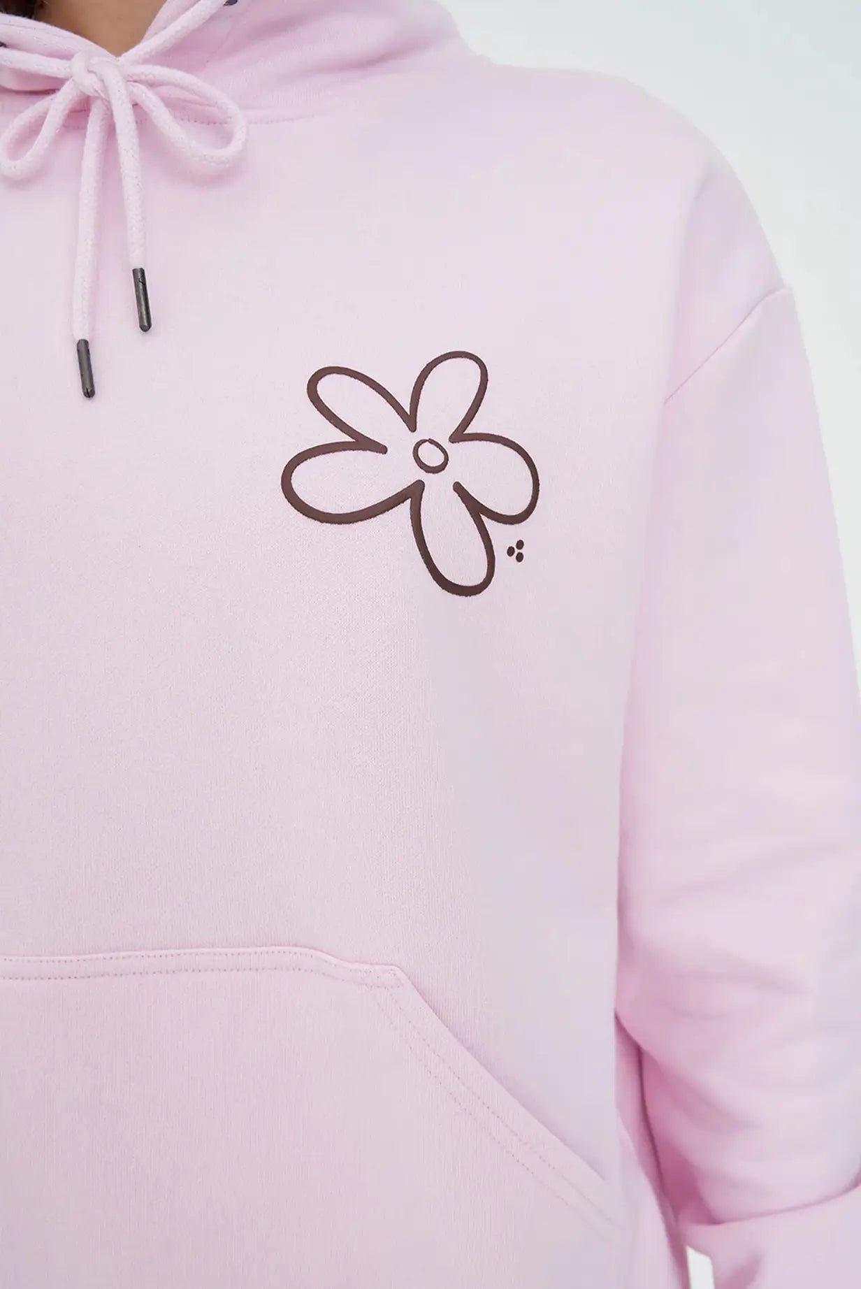 Flower Bomb Slouch Hoodie Petal