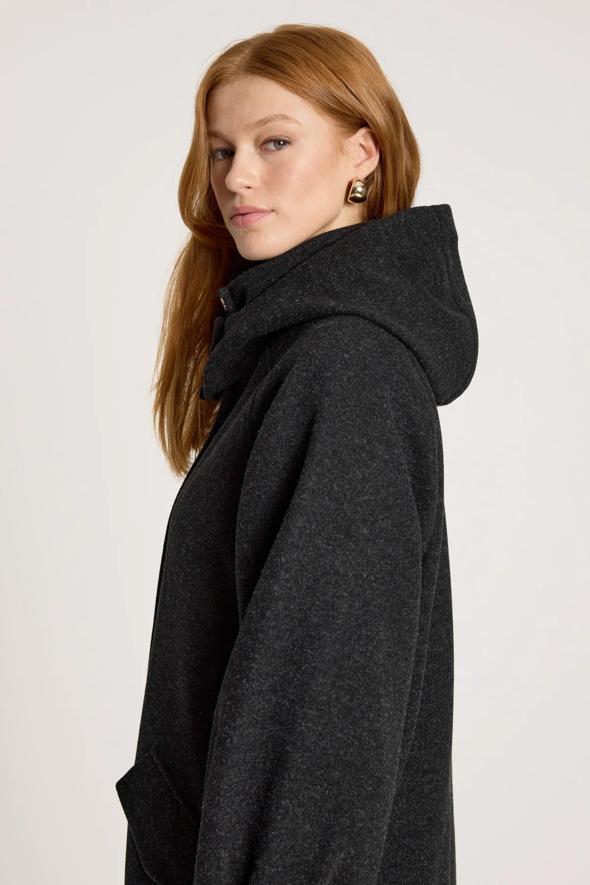 Sable Hood Jacket Char
