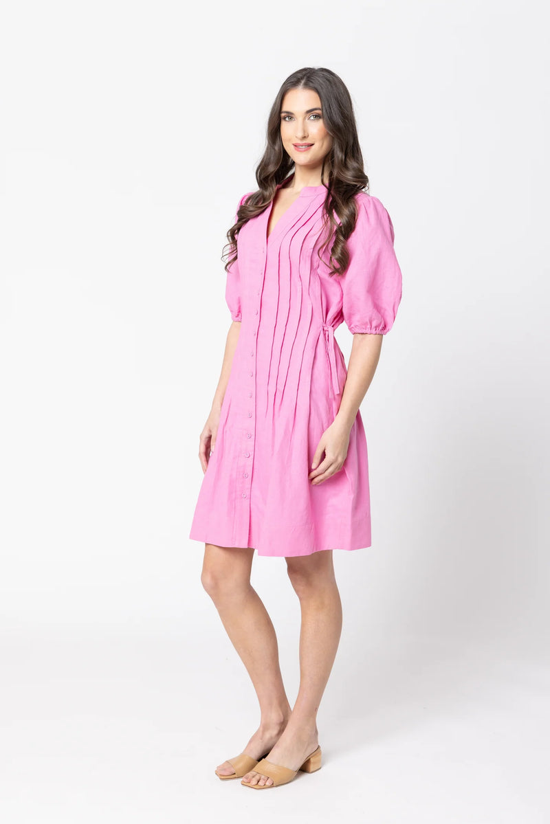 Indulgent Shirt Dress Bubblegum