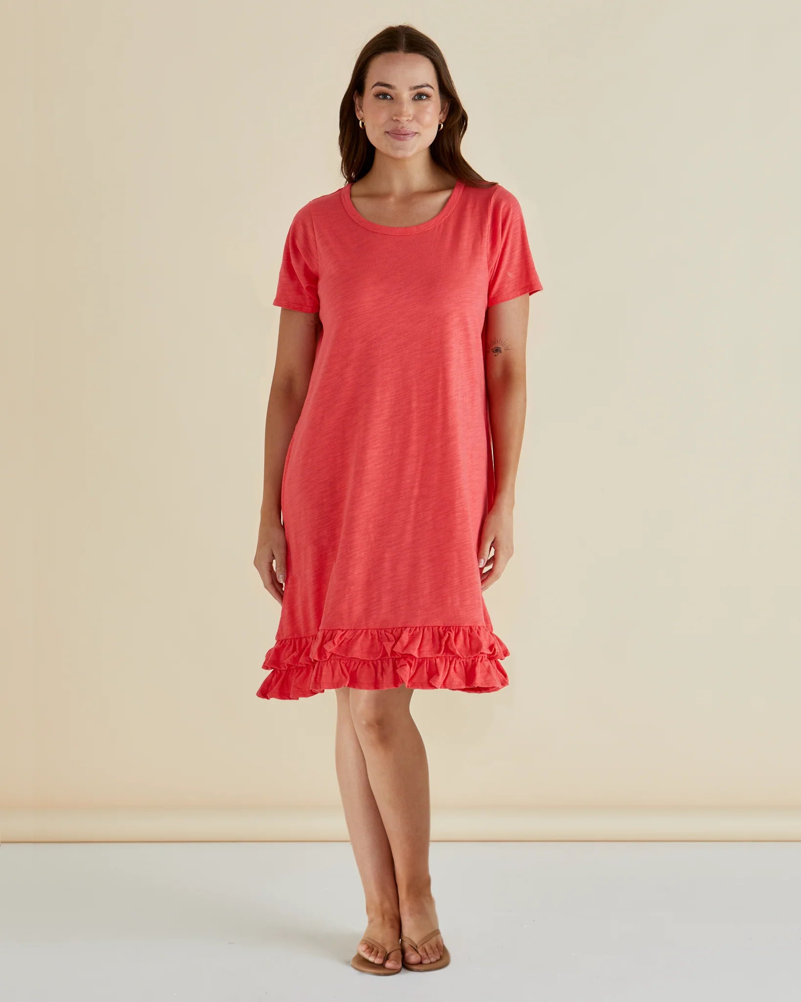 Aaliyah Dress Grapefruit Pink