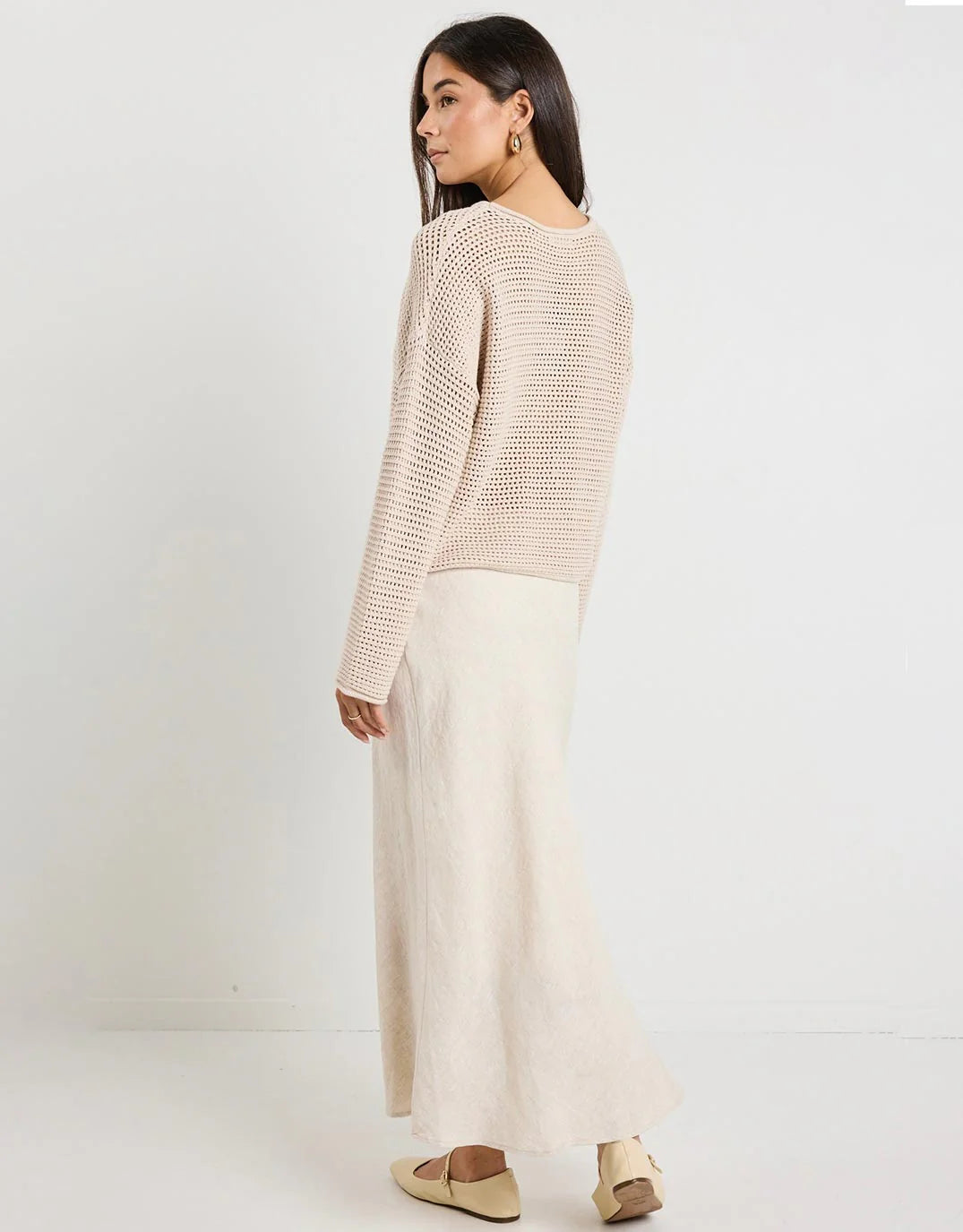 Dawn String Crochet Knit Jumper