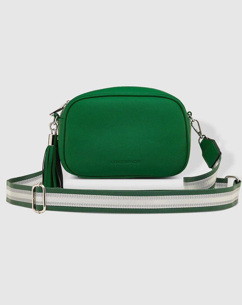 Jacinta Metallic Crossbody Bag Green
