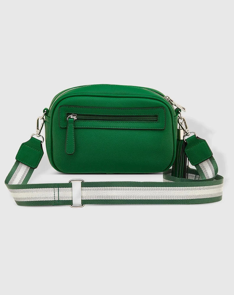 Jacinta Metallic Crossbody Bag Green