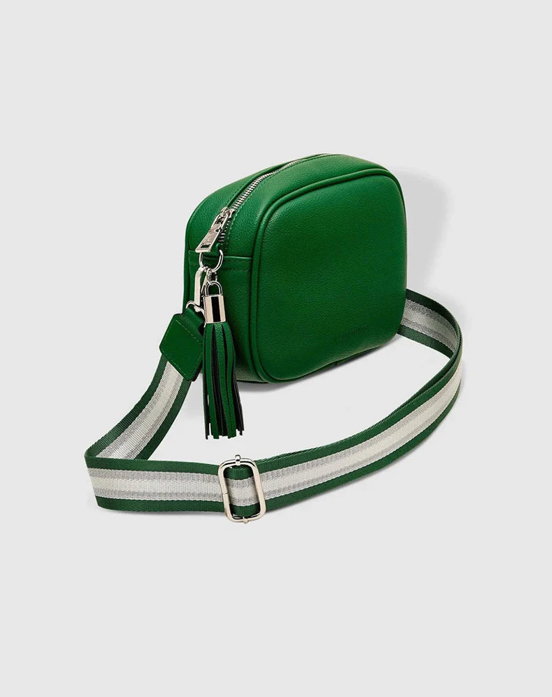 Jacinta Metallic Crossbody Bag Green