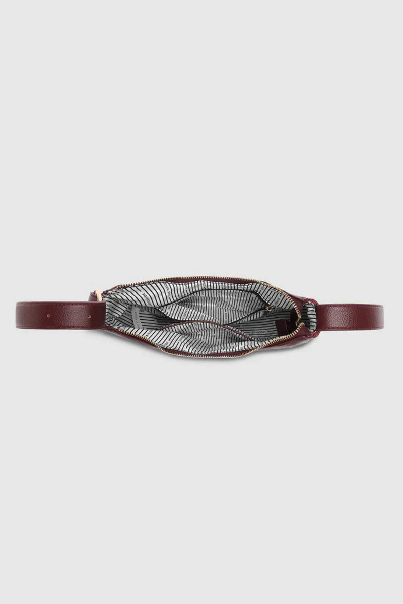 Lane Crossbody Bag Burgundy
