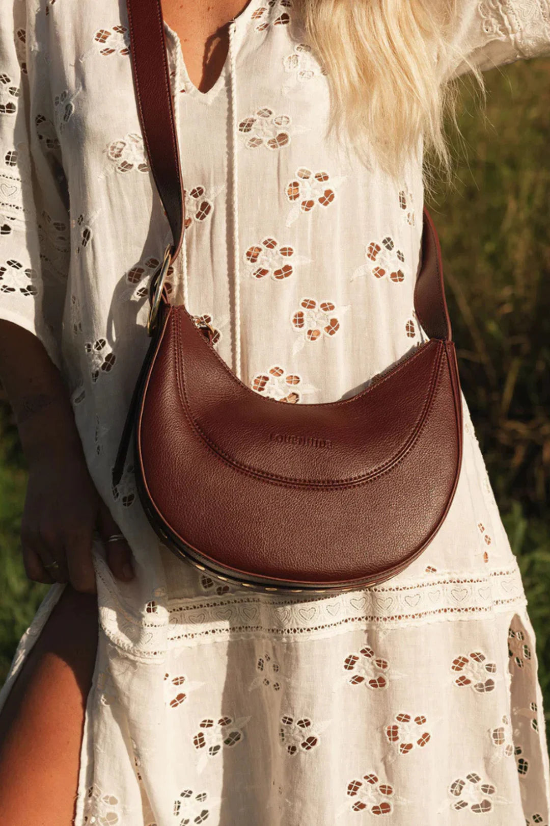 Lane Crossbody Bag Burgundy