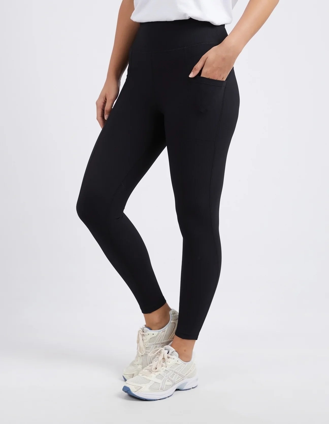Luxe Rib Legging Black