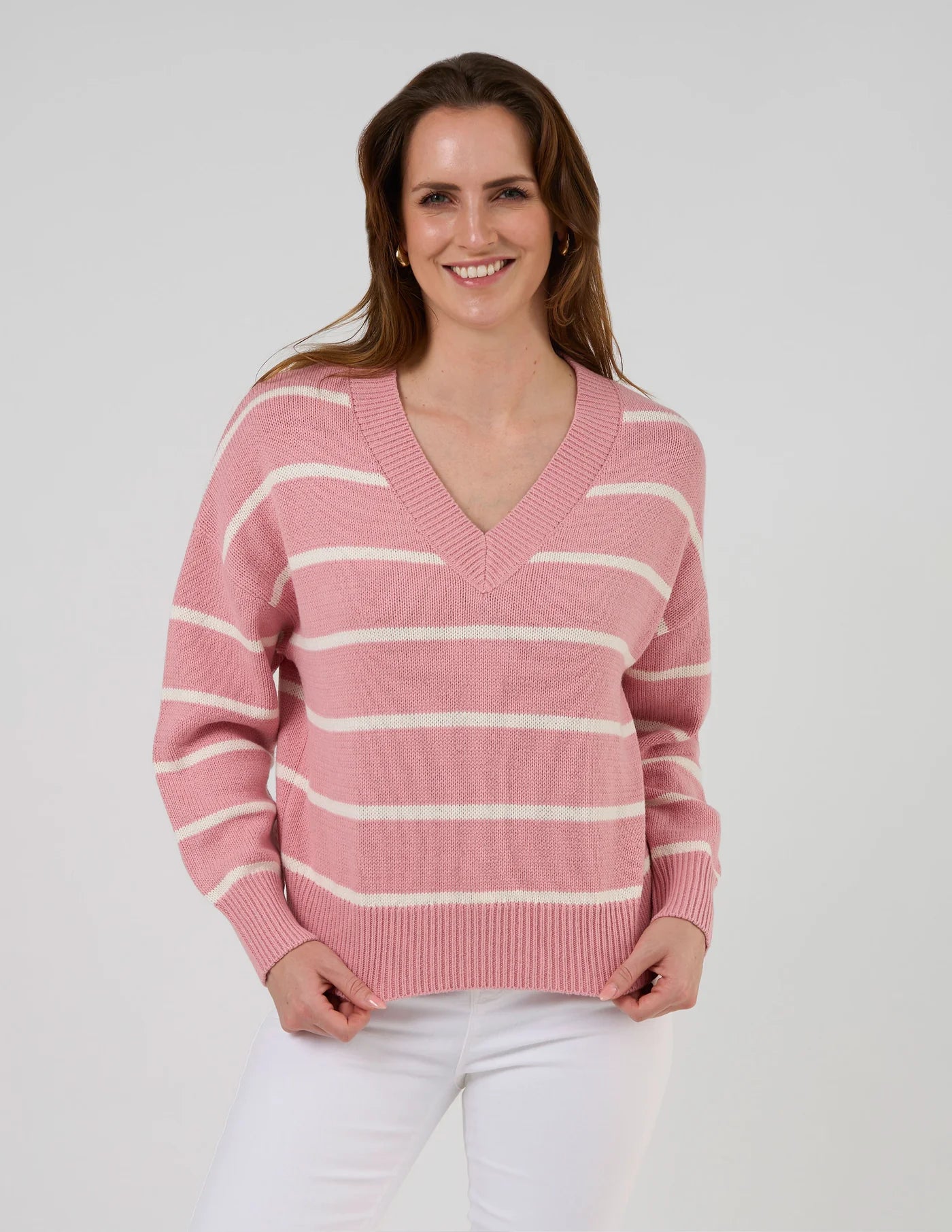 Joey Jumper Blush Stripe