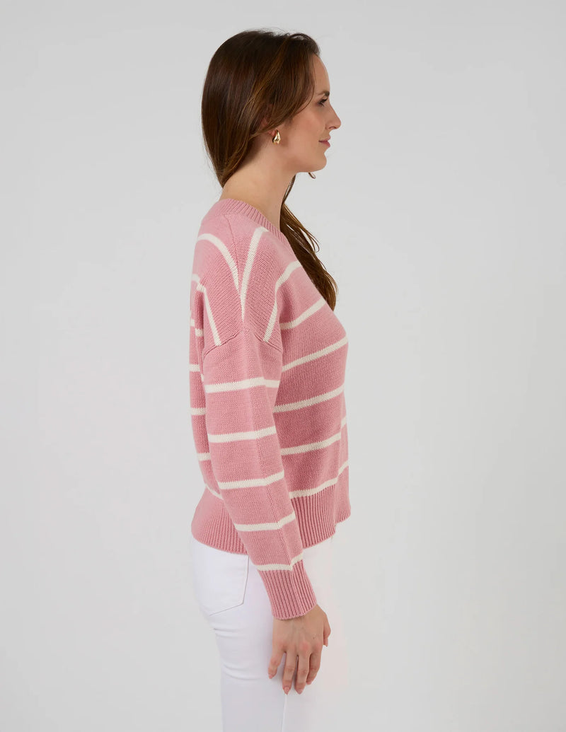 Joey Jumper Blush Stripe