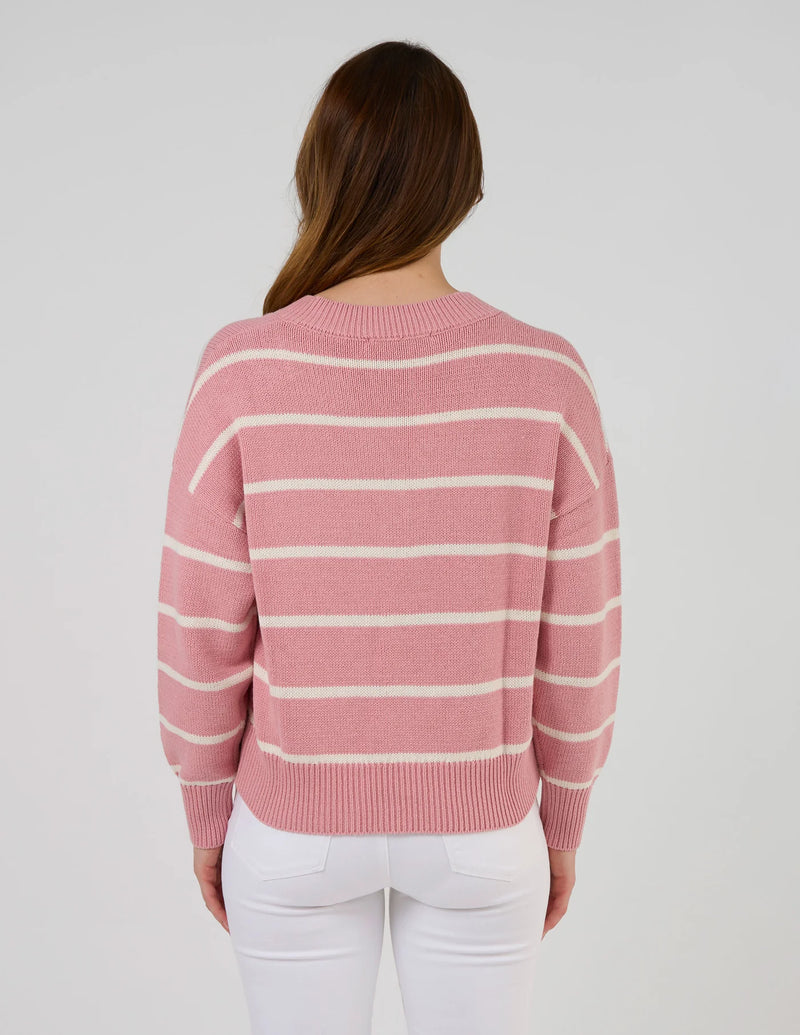 Joey Jumper Blush Stripe