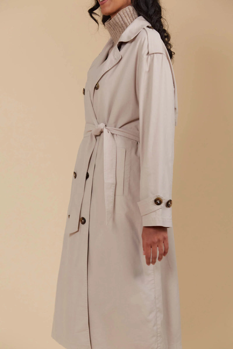 Freya Trench Coat Canvas