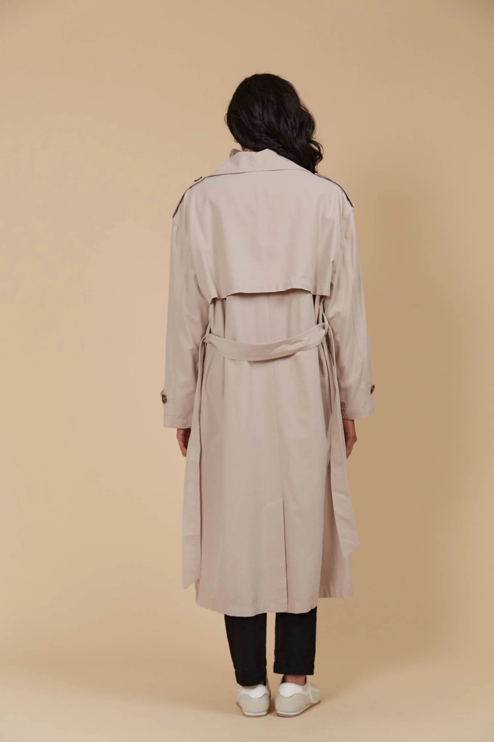Freya Trench Coat Canvas
