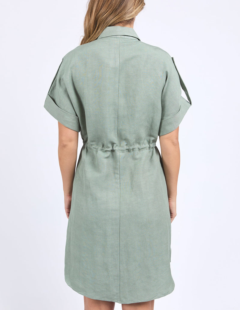 Willow Shirt Dress Green