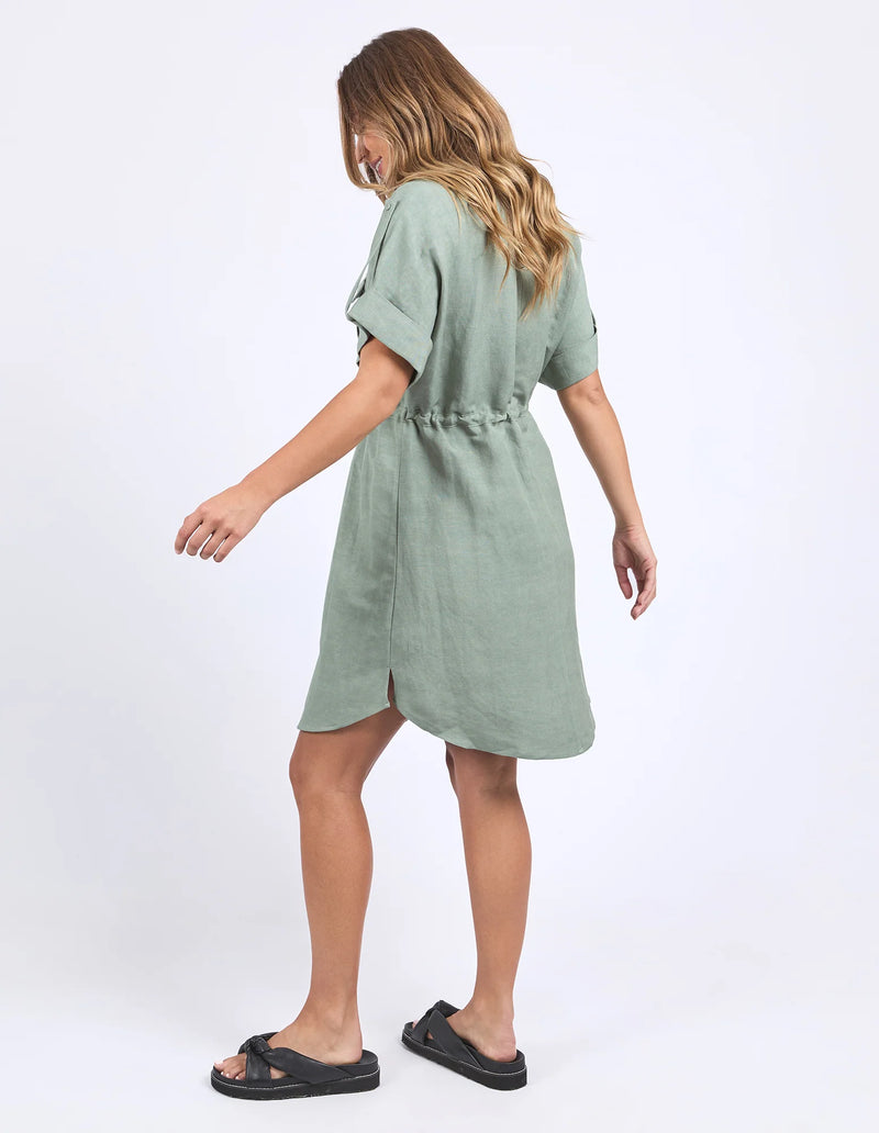 Willow Shirt Dress Green