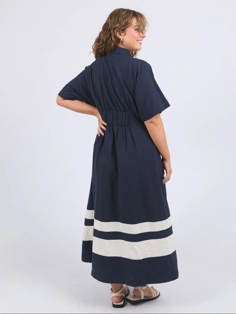 Scarlett Midi Dress Navy