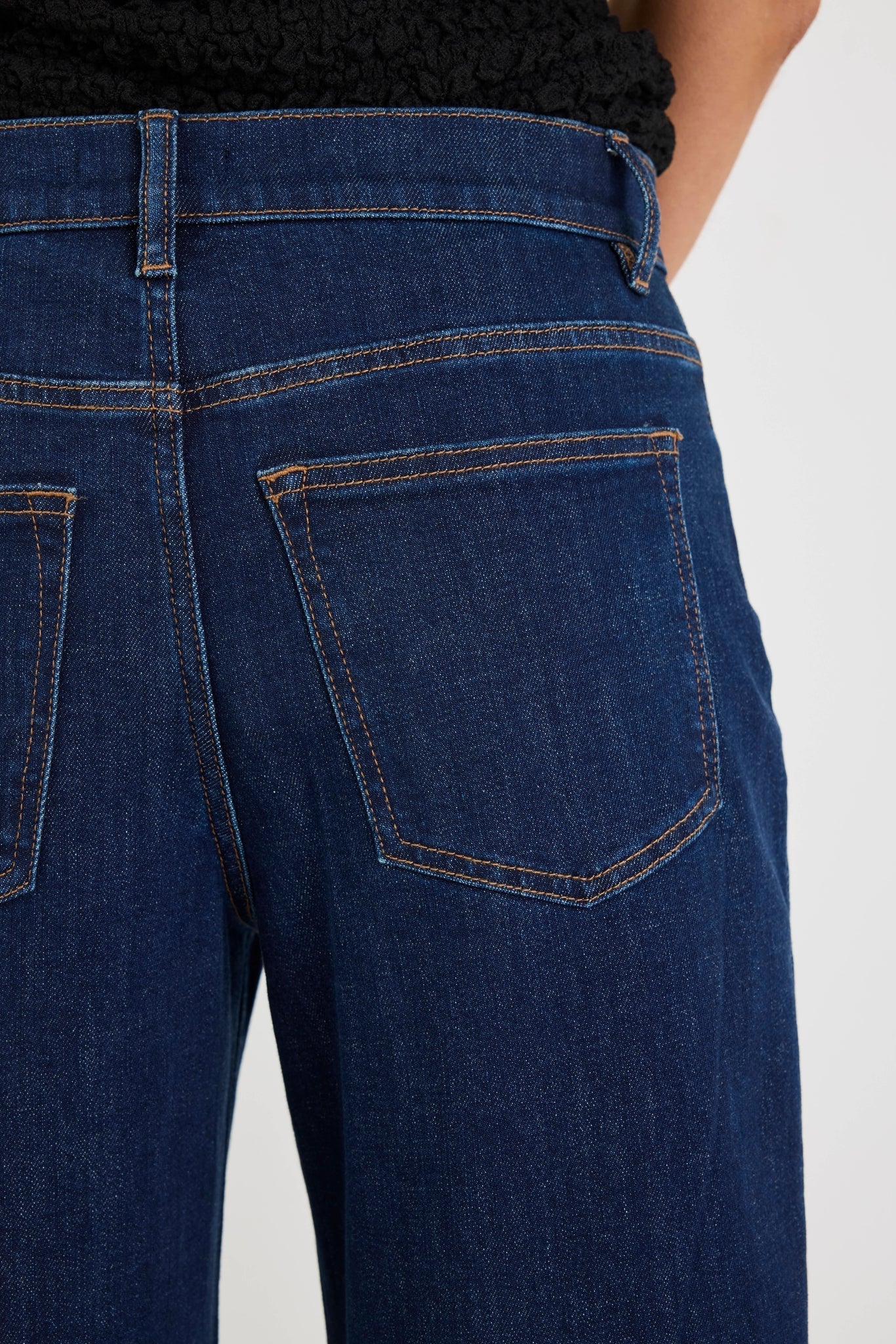 Graduate Stretch Barrel Jeans Dark Blue