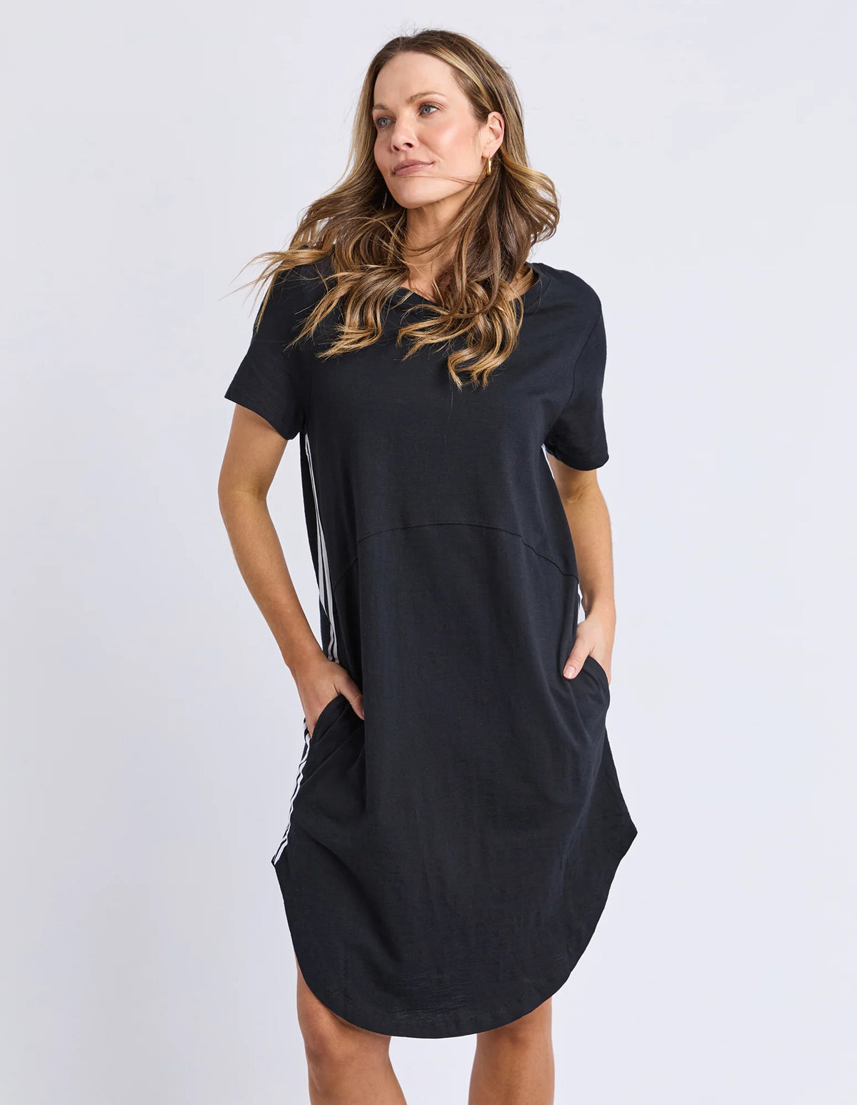 Bay Tape Dress Black
