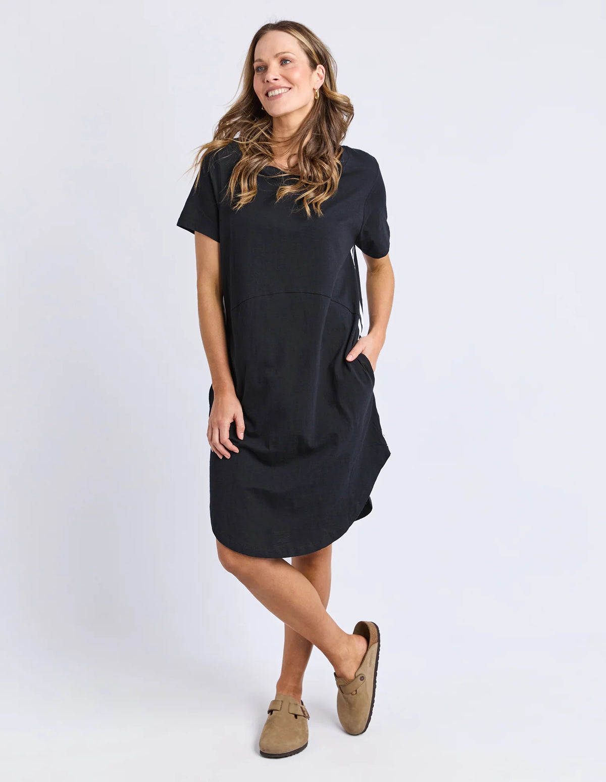 Bay Tape Dress Black