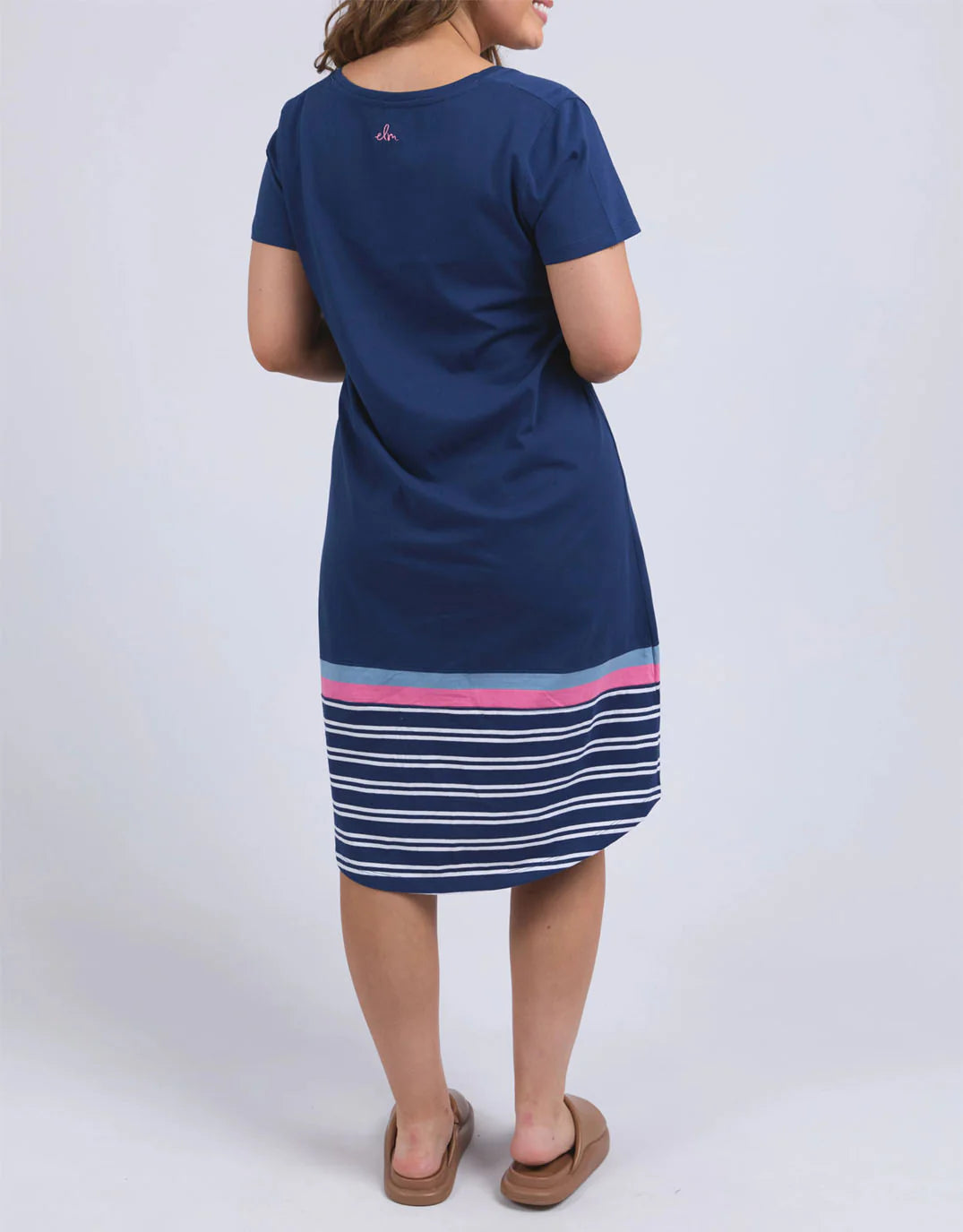 Sylvia Tee Dress Blue Depths