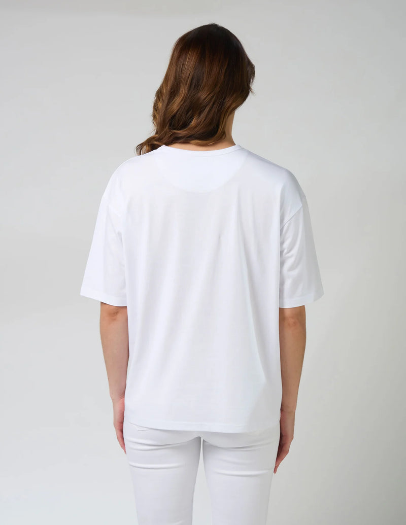 Porter Tee Isola Bella White