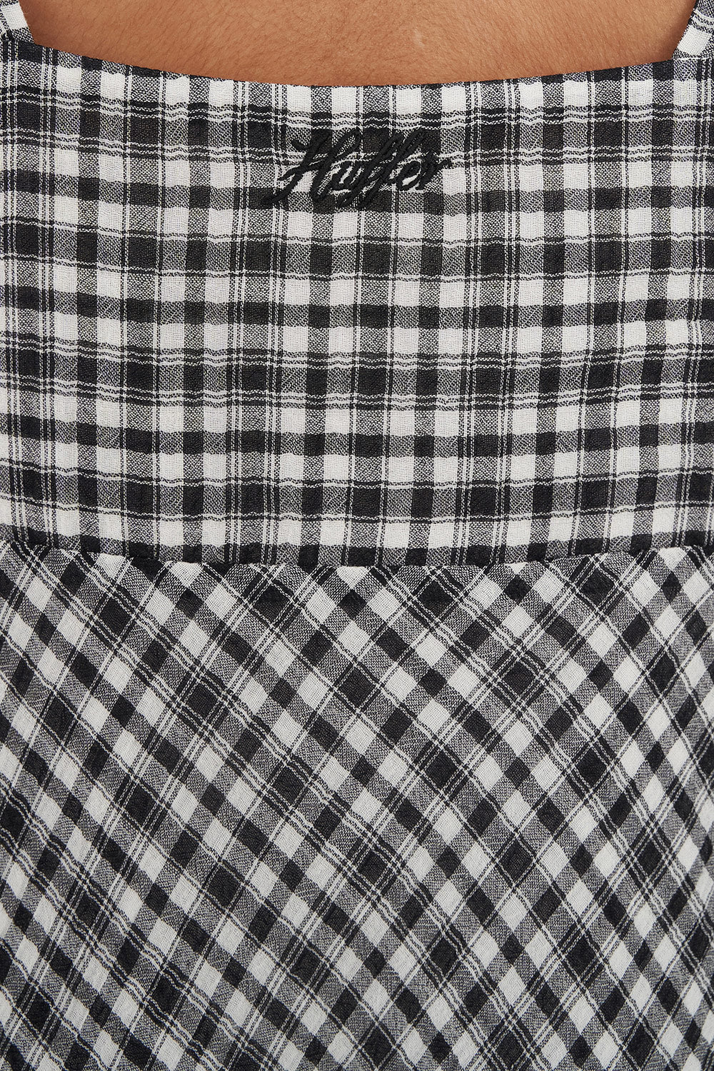 Rooney Midi Dress Black/Chalk