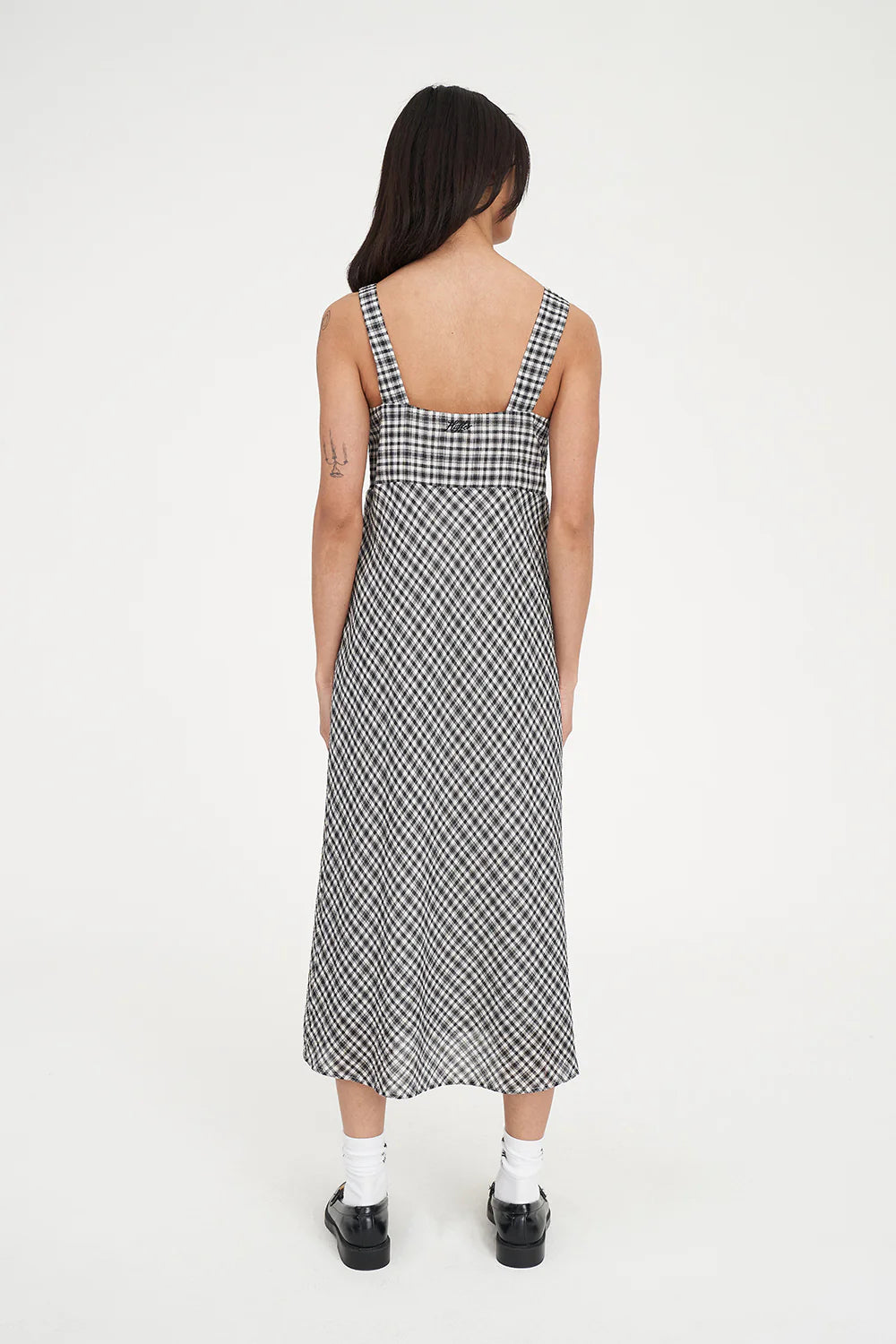 Rooney Midi Dress Black/Chalk
