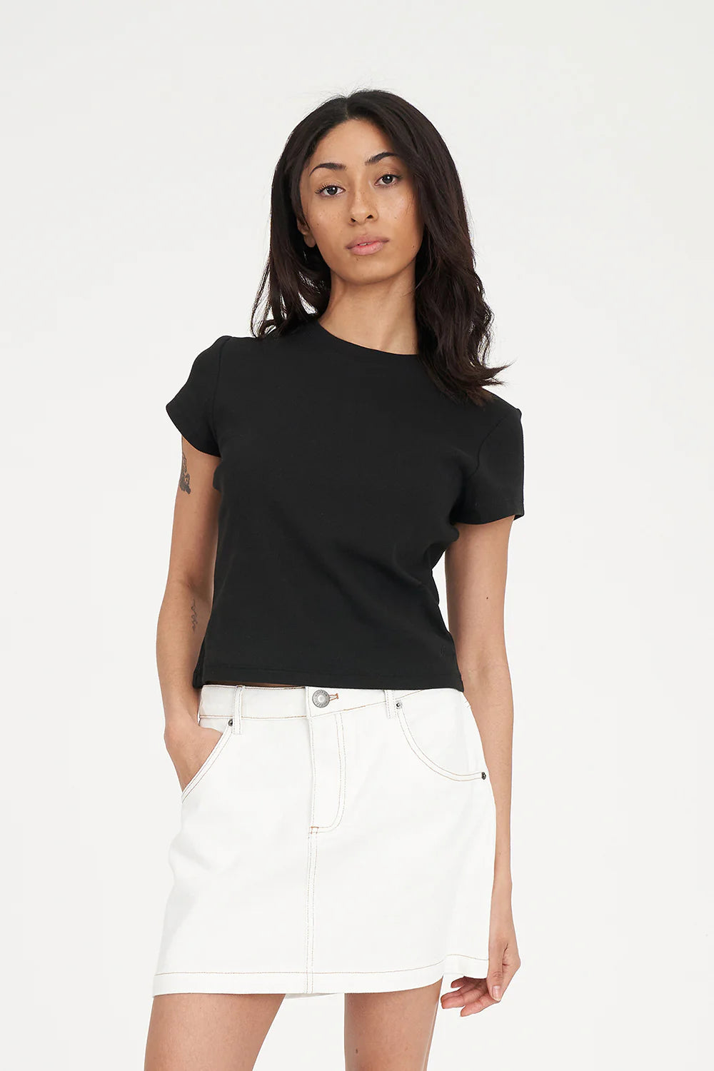Rib Mini Tee Homebound Black/290