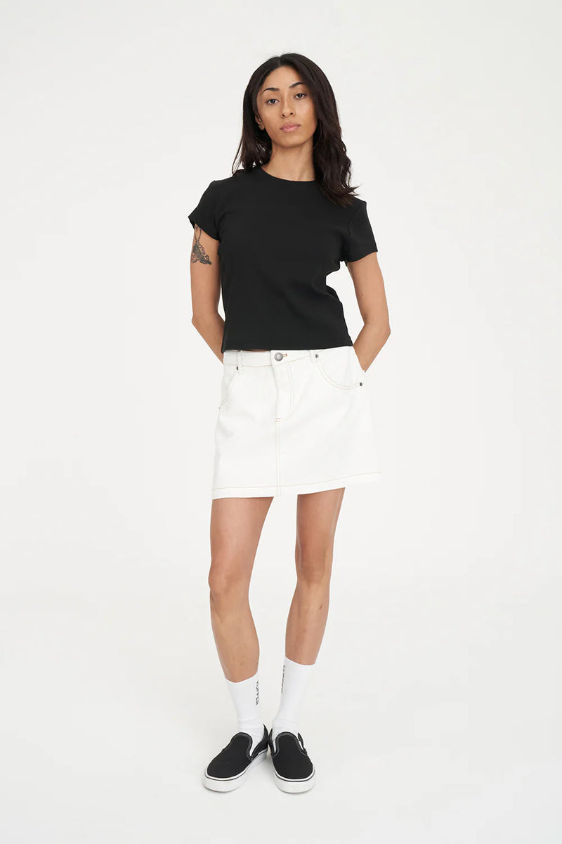 Rib Mini Tee Homebound Black/290
