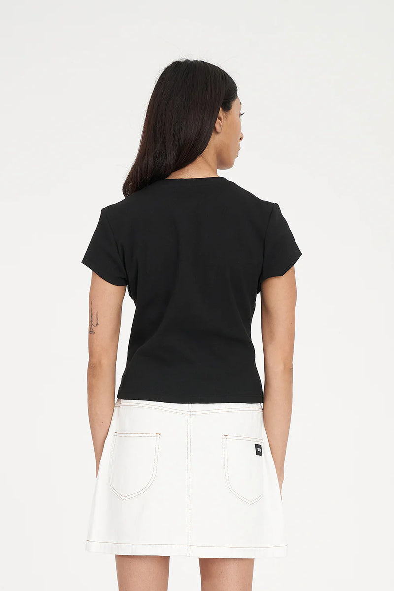 Rib Mini Tee Homebound Black/290