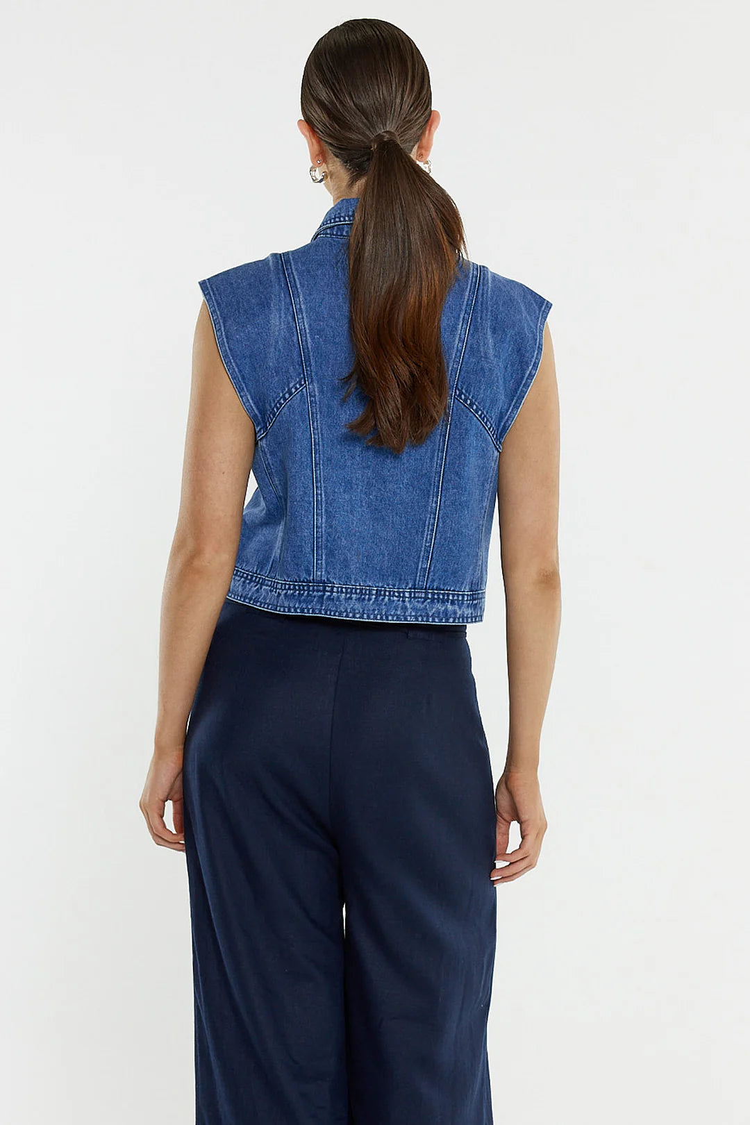 Beth Tailored Pant Navy