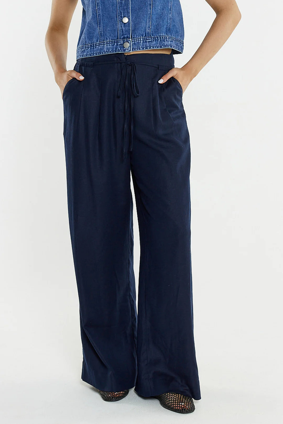 Beth Tailored Pant Navy