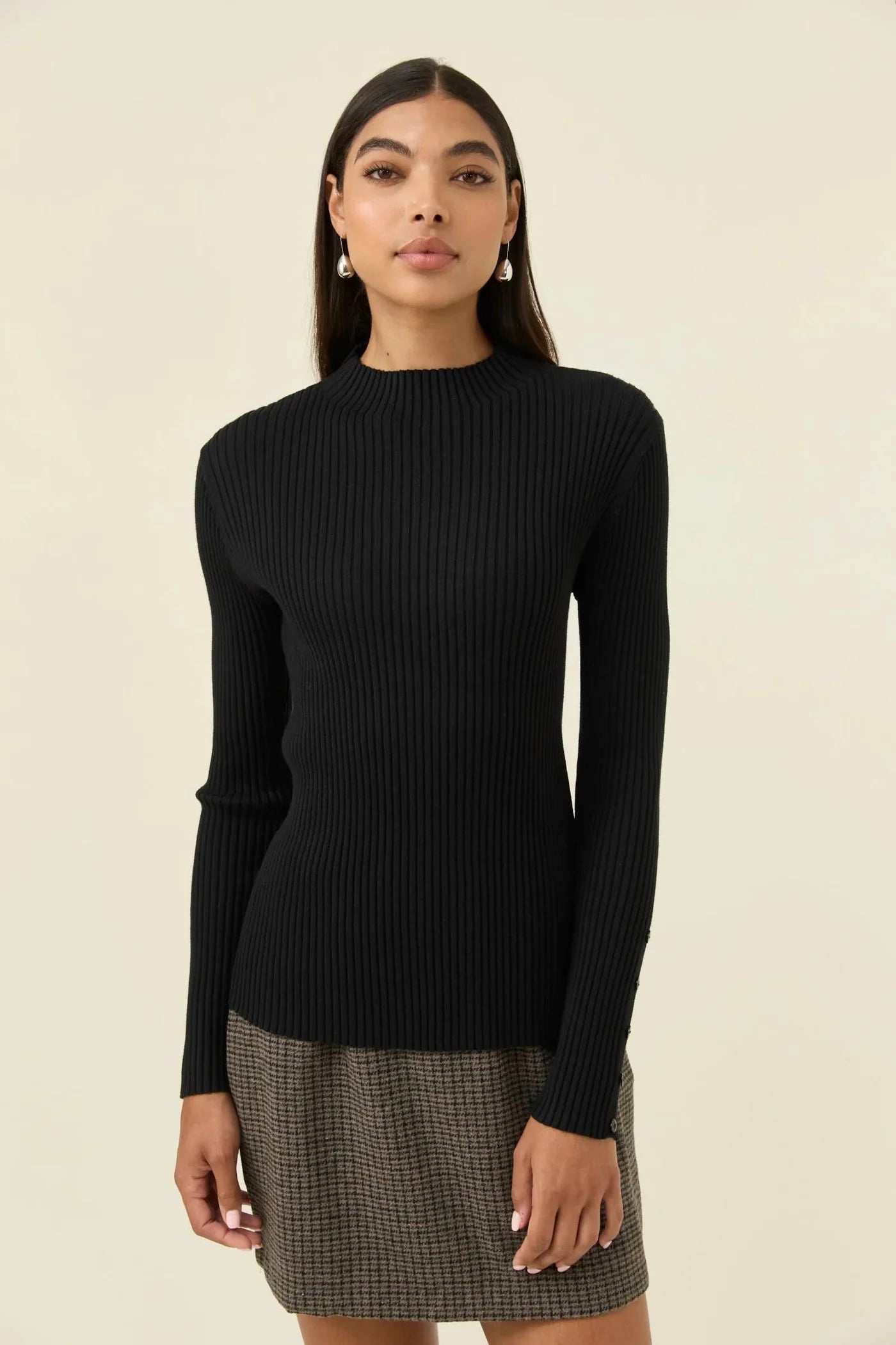 Juno Knit Top Onyx