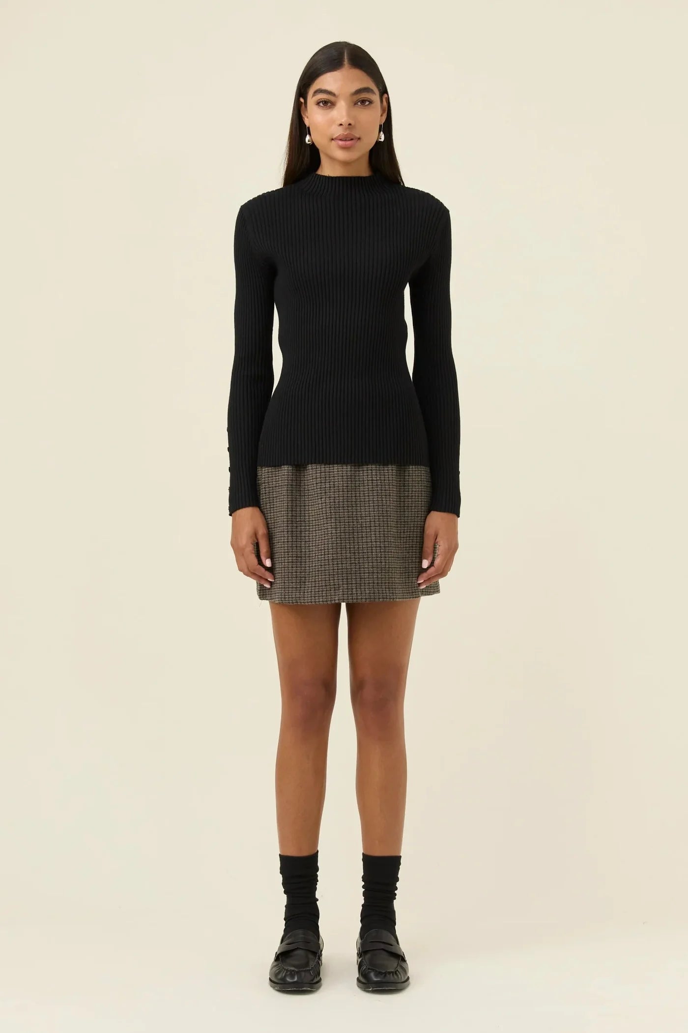 Juno Knit Top Onyx