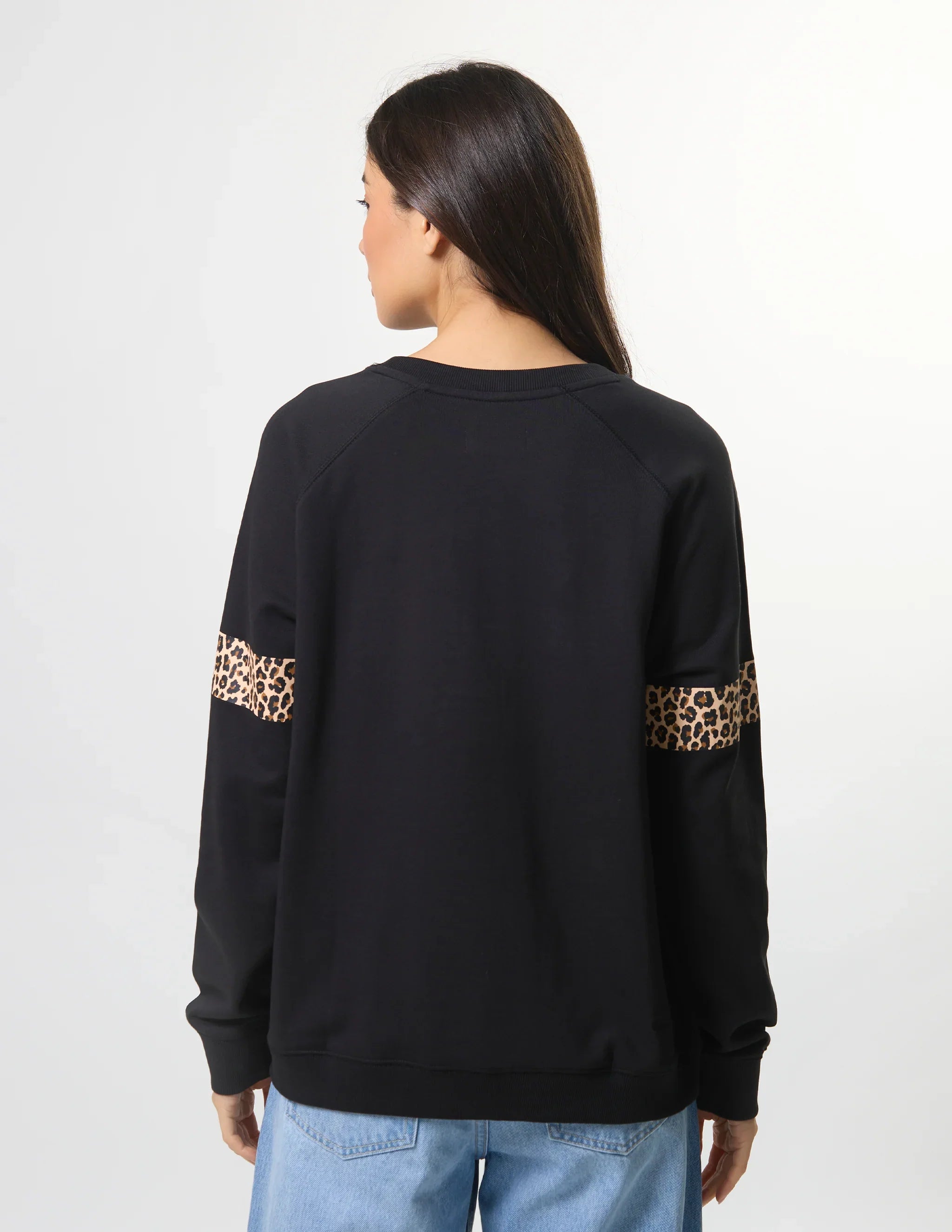 Classic Sweat Silver Cross Leopard