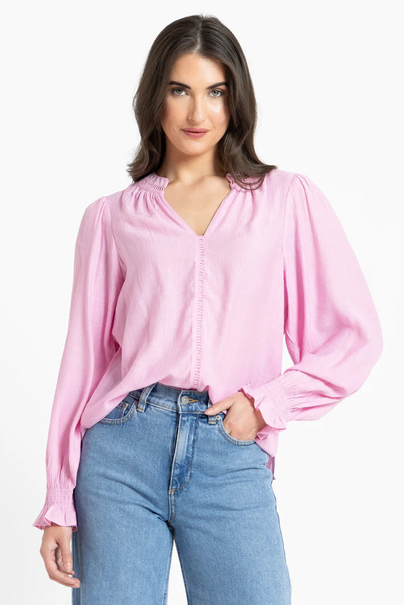 Addyson Long Sleeve Top Pink