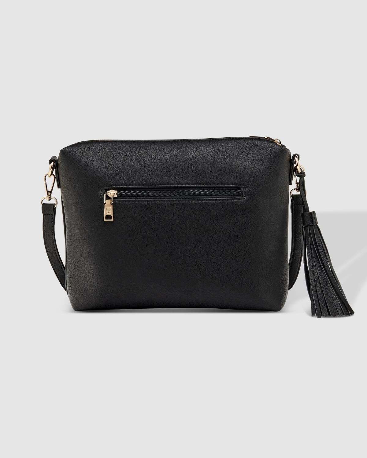 Kasey Stripe Crossbody Bag Black